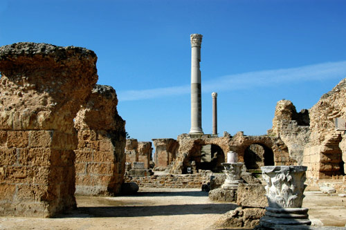 The ruins of ancient Carthage