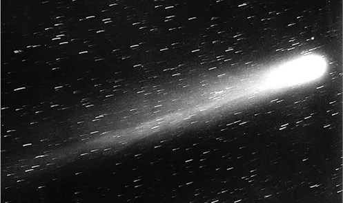 Halley's Comet as photographed in 1906