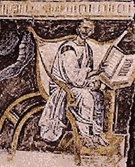 Earliest-known fresco of Augustine