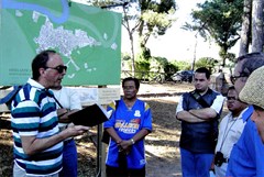 Augustinians on pilgrimage to Ostia Antica, the port near Rome