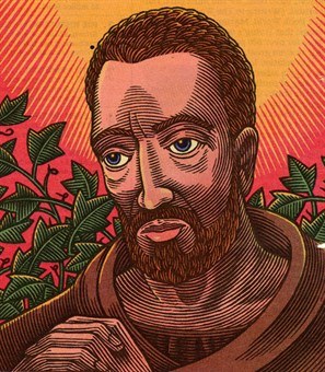 Augustine as drawn by TIME Magazine