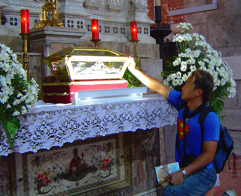 Augustine's tomb at Pavia, Italy