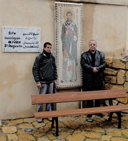 Two Augustinians visit Thagaste, Algeria