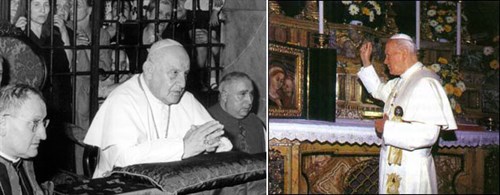 Popes John XXIII and John Paul II visited the Good Counsel Shrine.