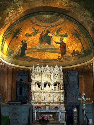 San Pietro in Ciel d'Oro, Church of the "golden ceiling"