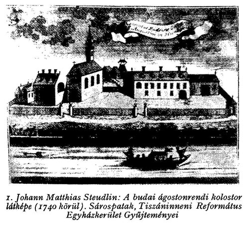 The Augustinian property at Buda in 1741.