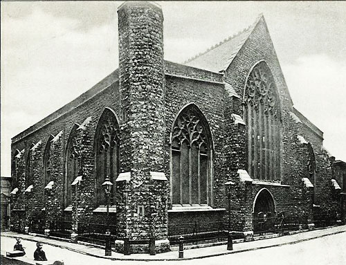 St Augustine's Church in London, closed by King Henry VIII.