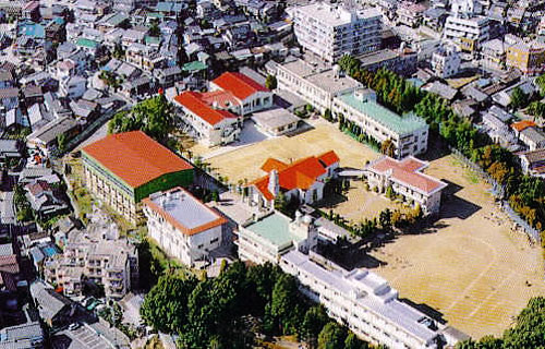 View of the Augustinian parish hilltop before the present church was built.