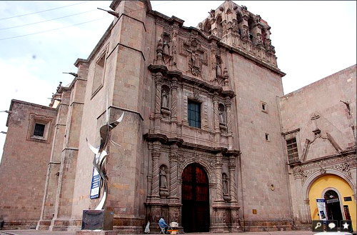 The Church of San Agustín in Queretaro was built during 1731-1743 