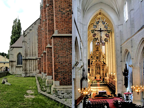 Inside and out, the Church of St Catherine and St Margaret at Kazimierz