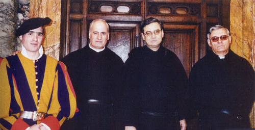 Papal sacristy at the Vatican in care of the Augustinians.