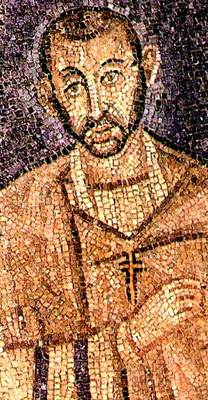 St Ambrose, who baptised Augustine.