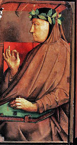 Francesco Petrarch, who was instructed by Dionigi di Borgo osa