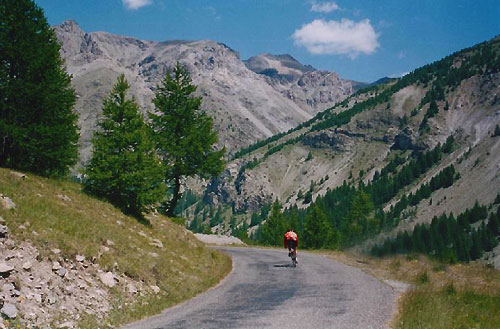 The Lanselebourg Pass, where Seripando on horesback crossed  from Italy to France in September 1540.