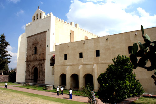 Augustinian church at Alcoman, where the posadas began in 1587