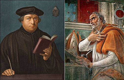 Martin Luther and Augustine of Hippo