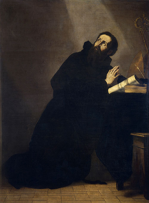 A Baroque Augustine by Jusepe de Ribera - Prado Museum, Madrid