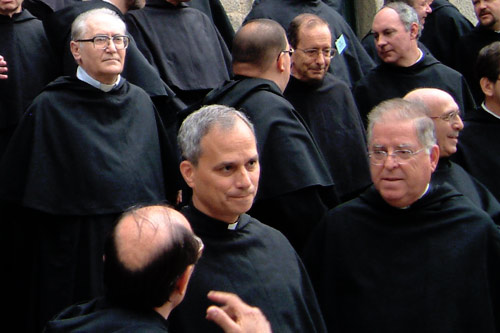 Augustinian leaders at an international meeting in Spain.