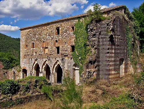 Augustinian hermitage at Rosia near San Gimignano, Tuscany