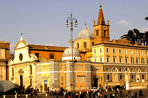 The Church of S. Maria del Popolo, in Augustinian charge since 1250