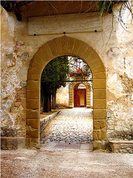 Entrance area to the Lecceto hermitage