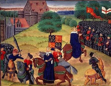 The final scene near London of Wat Tyler’s Revolt of in the year 1381