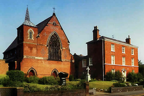St Austin’s Catholic Church, Stafford, on the site of the former Austin Priory.