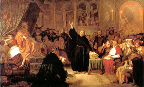 Painting: Martin Luther at the Diet of Worms