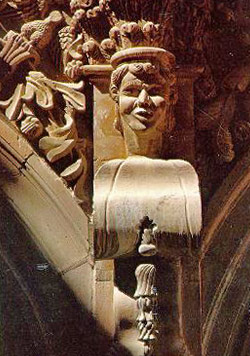 Augustinian stone carving, Mexico