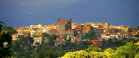 A view of Carpineto, the home town of Leo XIII.
