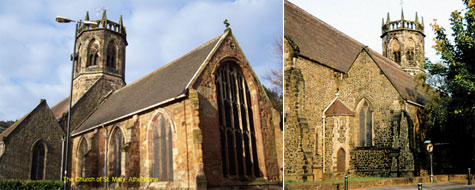 Atherstone church, originally Augustinian but now Anglican