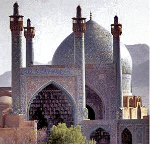 A mosque in Isfahan today