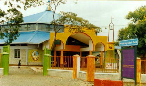 Sacred Heart parish church in Baba Dogo (in Nairobi), opened in 2003.