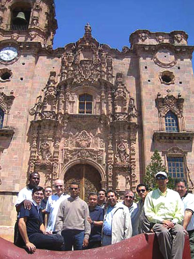 Church built at Yuriria  by Diego Alvarado O.S.A. in 1550-1559