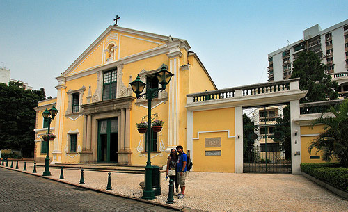 Macau site of former Augustinian monastery and church from 1586 until 1712