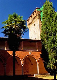 One of the cloisters at Lecceto, near Siena