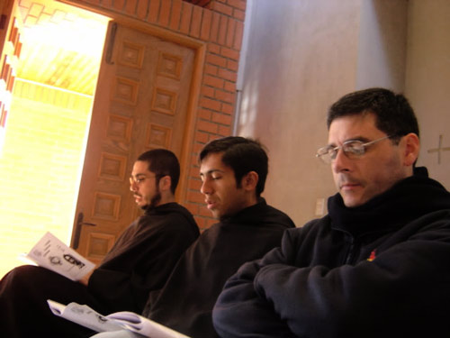 Augustinians at prayer, Latin America
