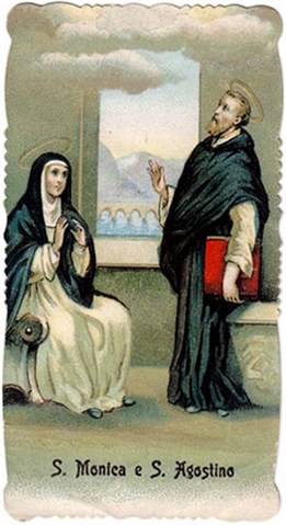 A nineteenth-century holy card