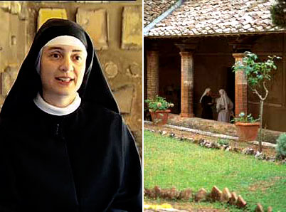 Lecceto: Augustinian contemplative nun, and inner cloister