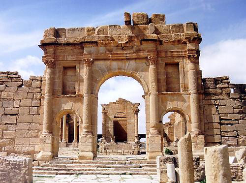 Some of the ruins of ancient Carthage