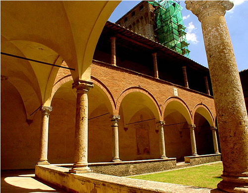 Ancient monastery at Lecceto, now occupied by Augustinian Nuns