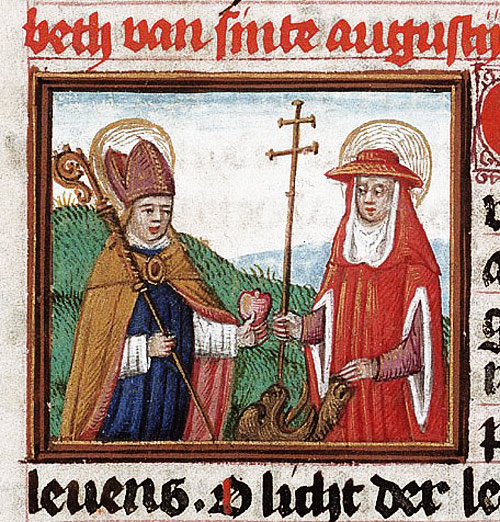 Augustine and Jerome, who in fact never met one another