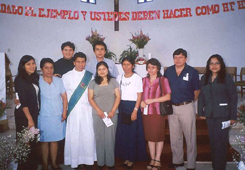 An Augustinian ordained a deacon at Chulucanas, northern Peru