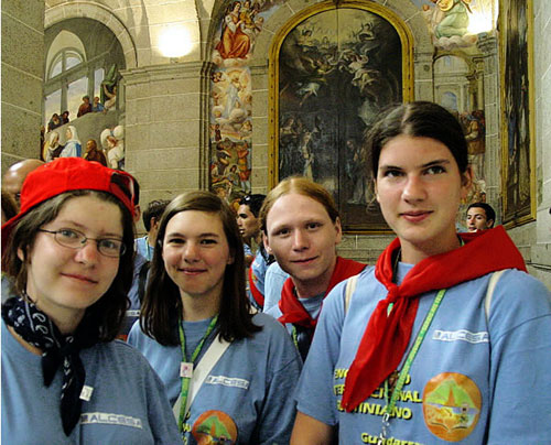Polish Augustinian young adults at an Encounter in Spain