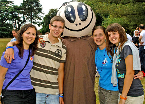 At the Augustinian international Ecounter for Young Adults, London