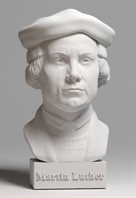 A bust of Martin Luther