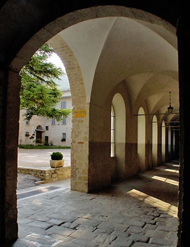 Cloister of the Augustinian Monastery at Gubbio