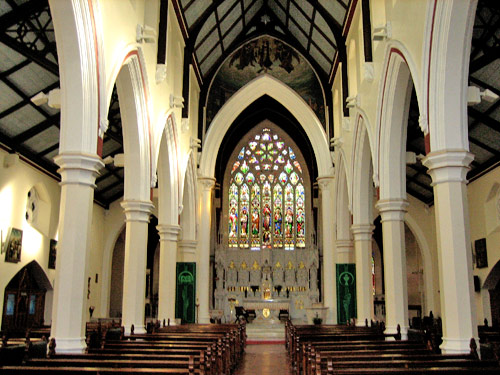 The interior of the Augustinian Church at St John's Lane