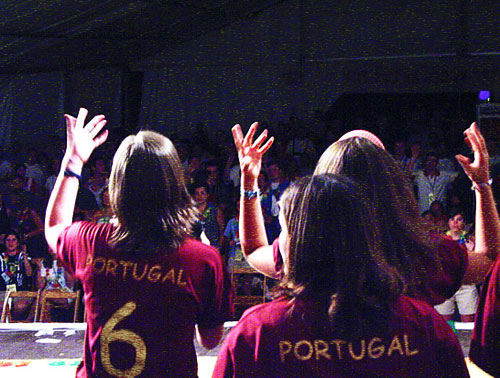 Portuguese group at an Augustinian International Encounter in Spain