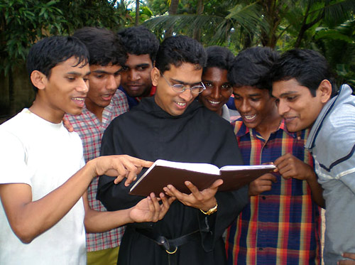 Some candidates of the Augustinian Order in India.
